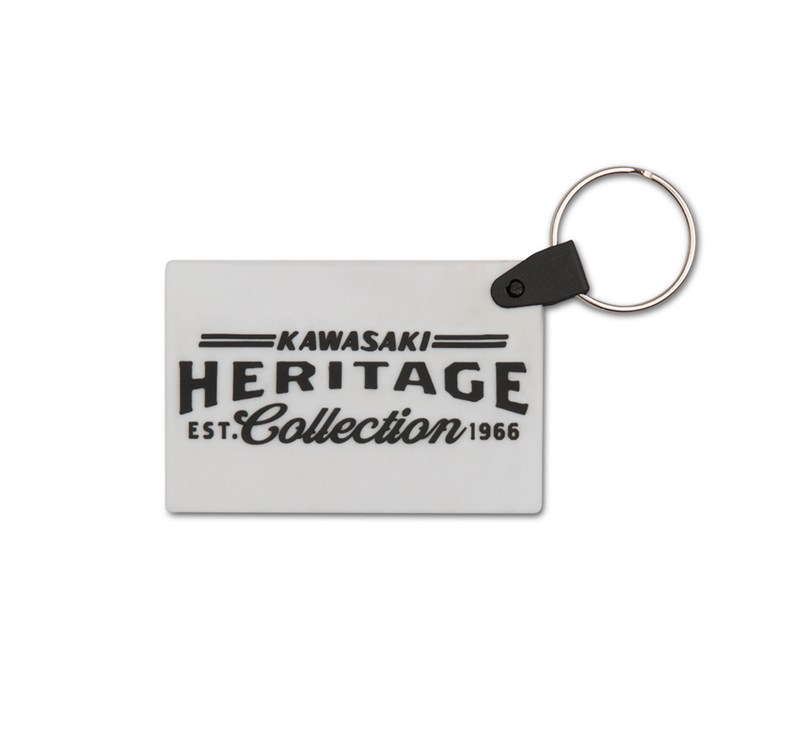 Kawasaki Heritage Logo Old School Sign Keychain detail photo 2