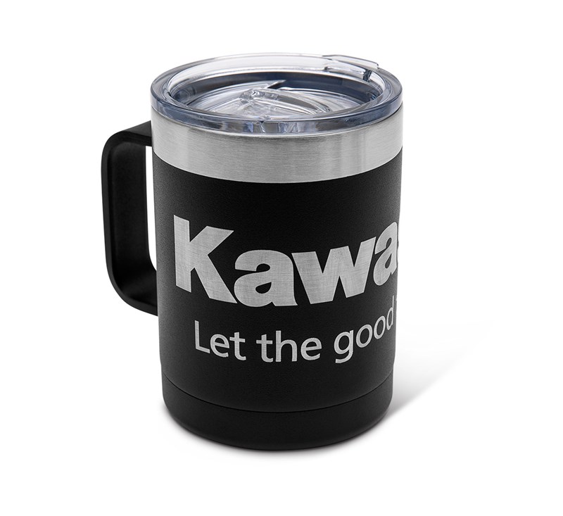 Kawasaki Let the good times roll™ Stainless Steel Mug detail photo 1