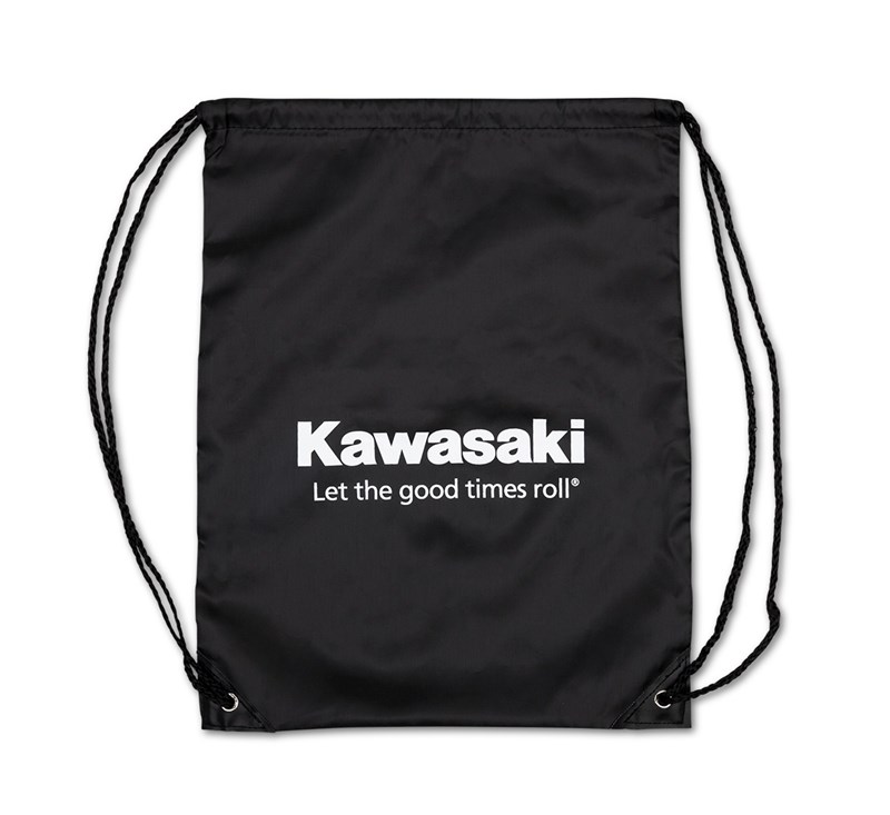 Kawasaki Let the Good Times Roll® Clinch Drawstring Bag detail photo 1