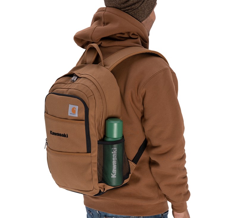 Kawasaki Carhartt® Canvas Backpack, Carhartt® Brown detail photo 4