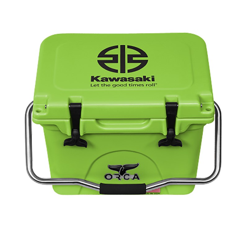 Kawasaki Orca Green 20 Quart Cooler detail photo 1