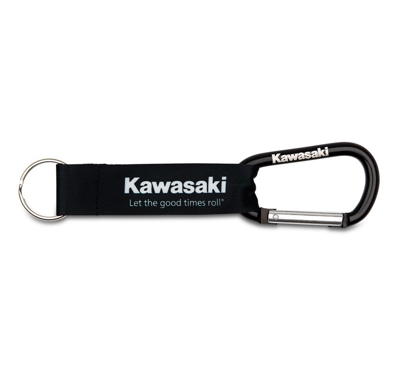 Kawasaki Let the good times roll® Carabinier Keychain detail photo 1