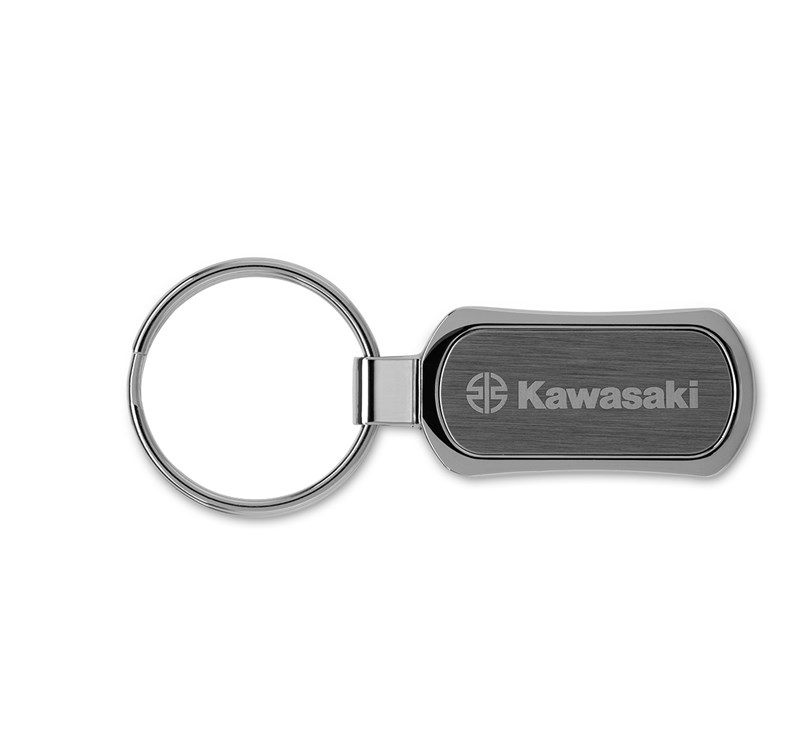 Kawasaki River Mark Alloy Keychain detail photo 1