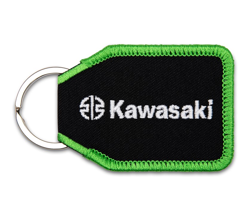 Kawasaki River Mark Woven Key Fob detail photo 1