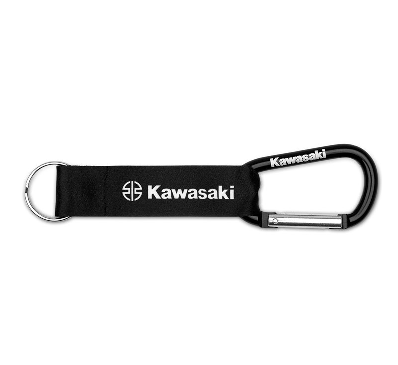 Kawasaki River Mark Carabiner Keychain detail photo 1