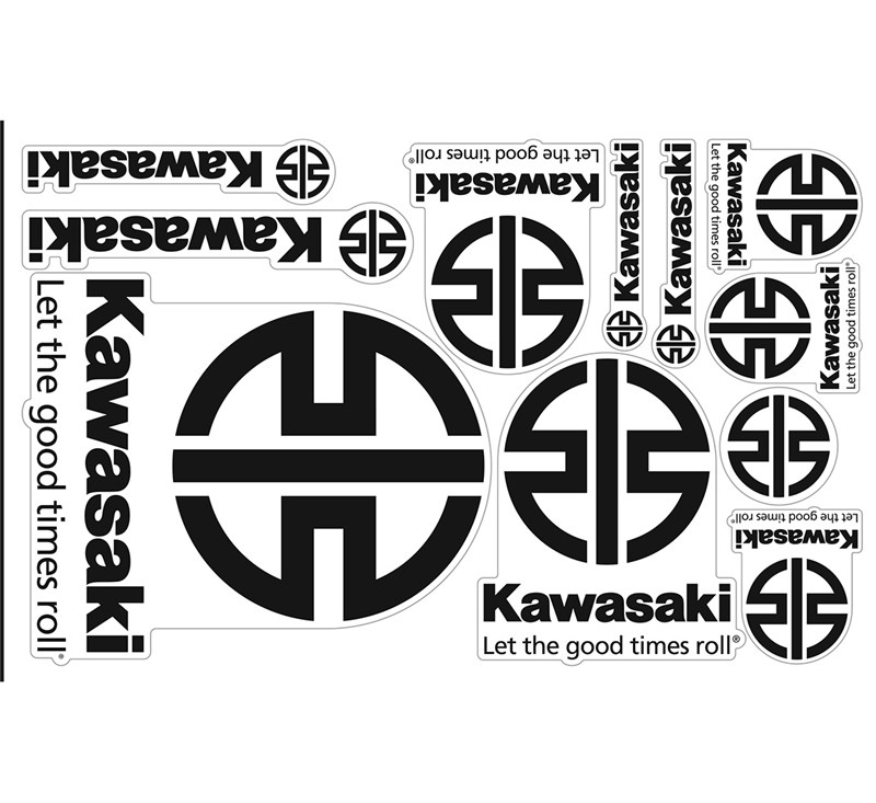 Kawasaki River Mark Decal Sheet detail photo 1