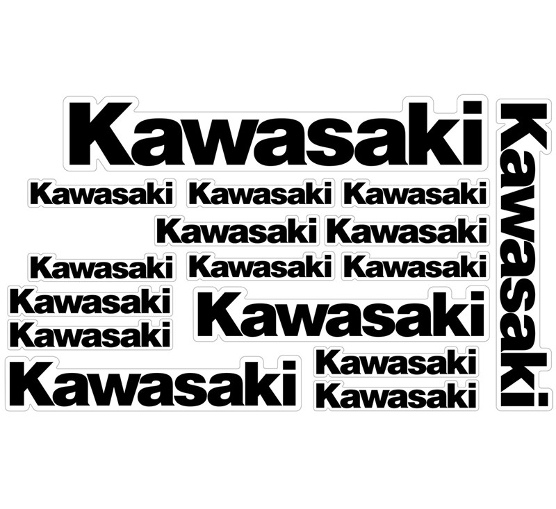 Kawasaki Decal Sheet detail photo 1