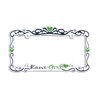 Kawi Girl Metal Chrome Auto License Plate Frame photo thumbnail 1