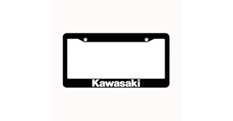 Kawasaki Car License Plate Frame
