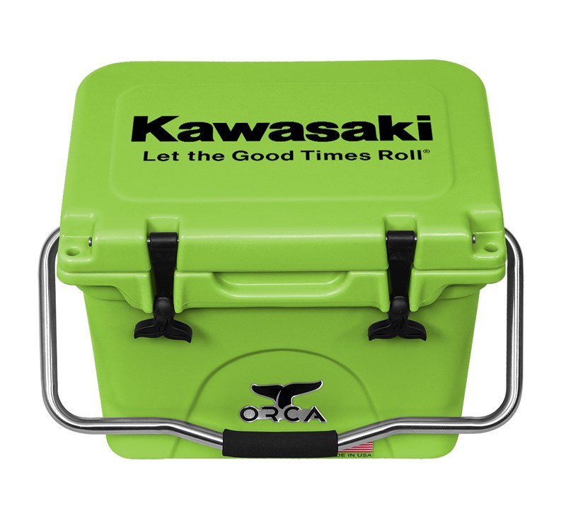 Kawasaki Let The Good Time Roll 20 Quart Cooler detail photo 1