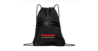 Kawasaki Let The Good Times Roll Drawstring Bag