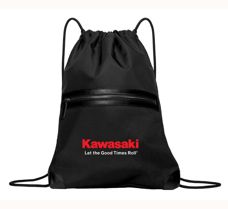 Kawasaki Let The Good Times Roll Drawstring Bag detail photo 1