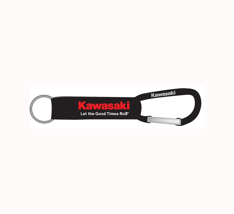 Kawasaki Let the Good Times Roll Carabiner Keychain detail photo 1