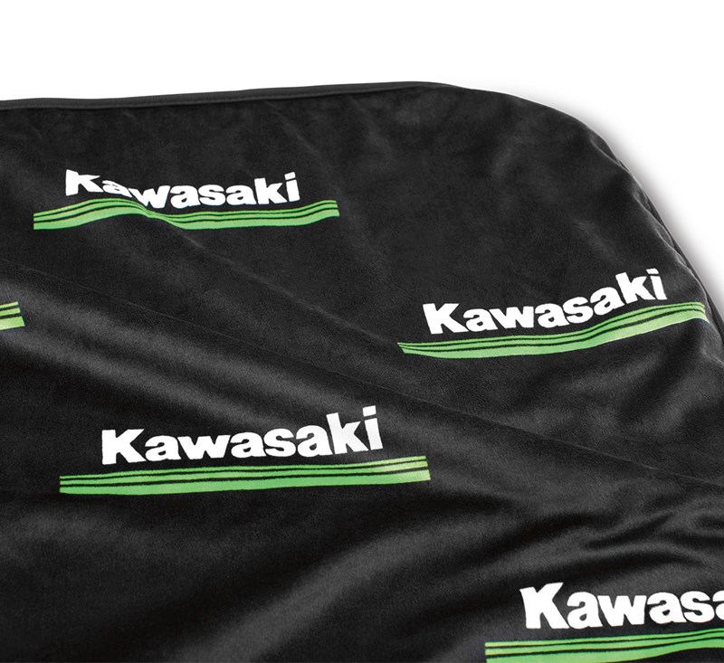 Kawasaki 3 Green Lines Blanket detail photo 3