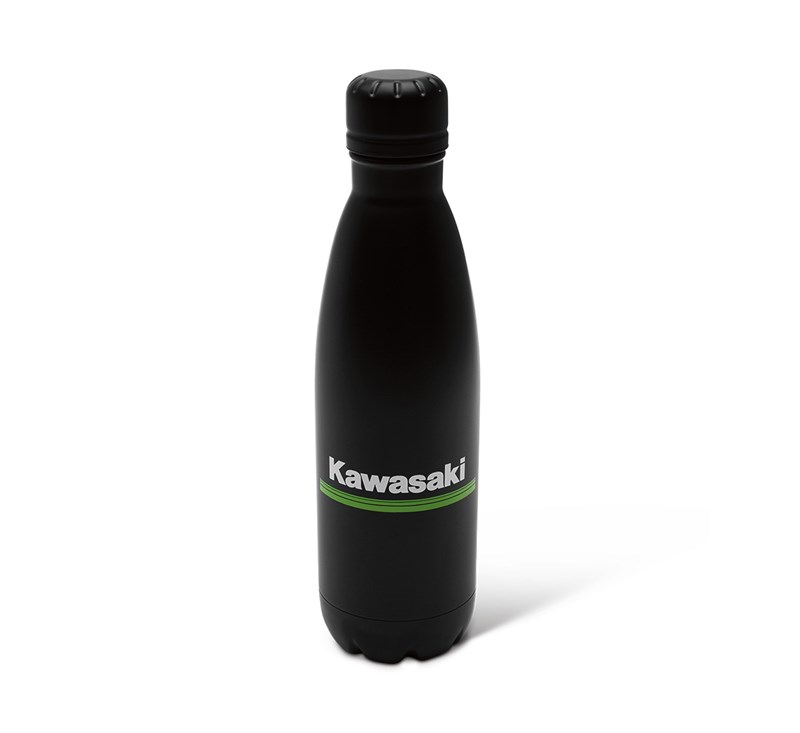 Kawasaki 3 Green Lines Insulated Bottle detail photo 1