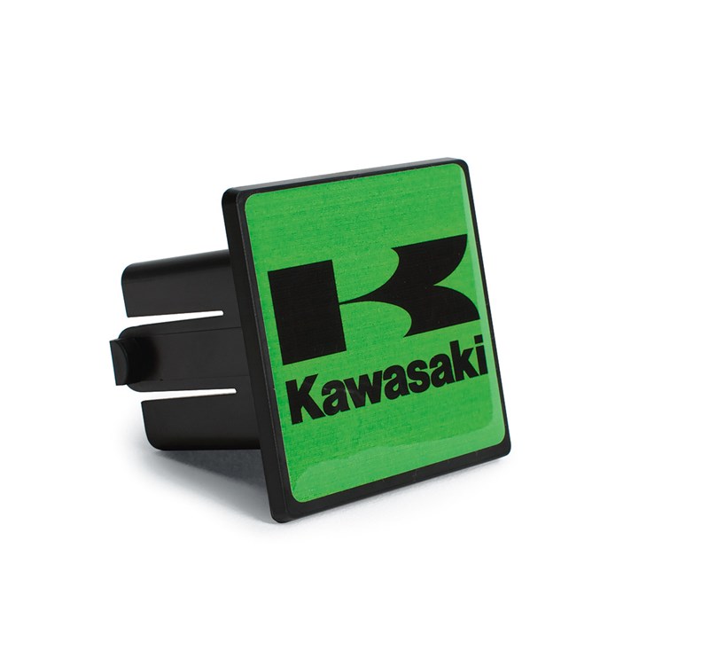 Hitch Cover - Black Flying K, Green detail photo 1
