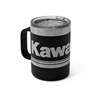 Kawasaki 3 Green Lines Stainless Steel Mug photo thumbnail 1