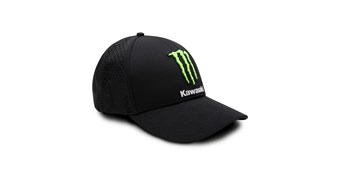 Monster Energy Kawasaki 5 Panel Curved Bill Cap