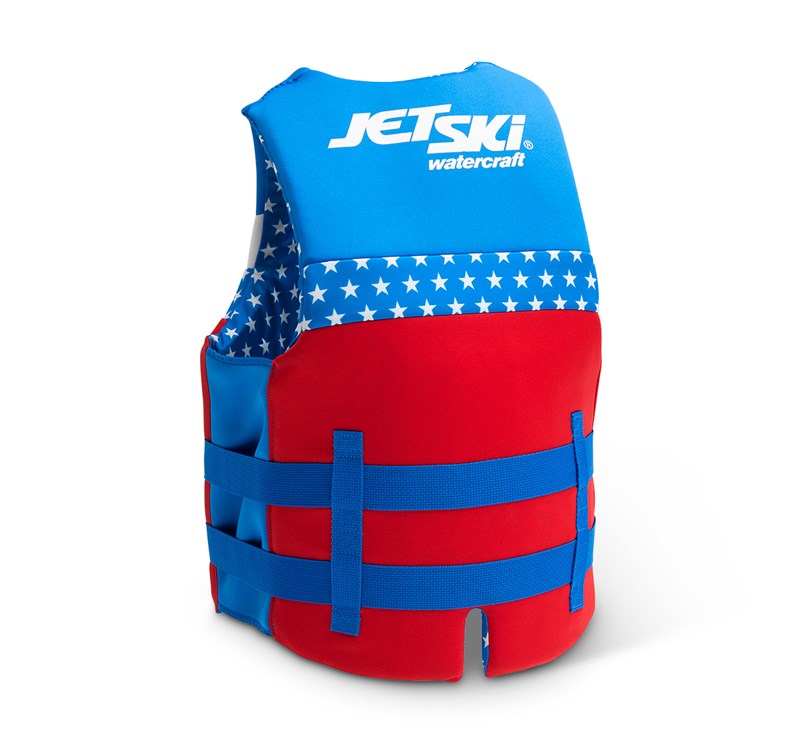 Jet Ski® Stars & Stripes Neoprene Vest detail photo 2