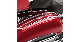 Saddlebag Top Trim Set, Chrome