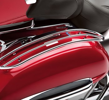 Saddlebag Top Trim Set, Chrome