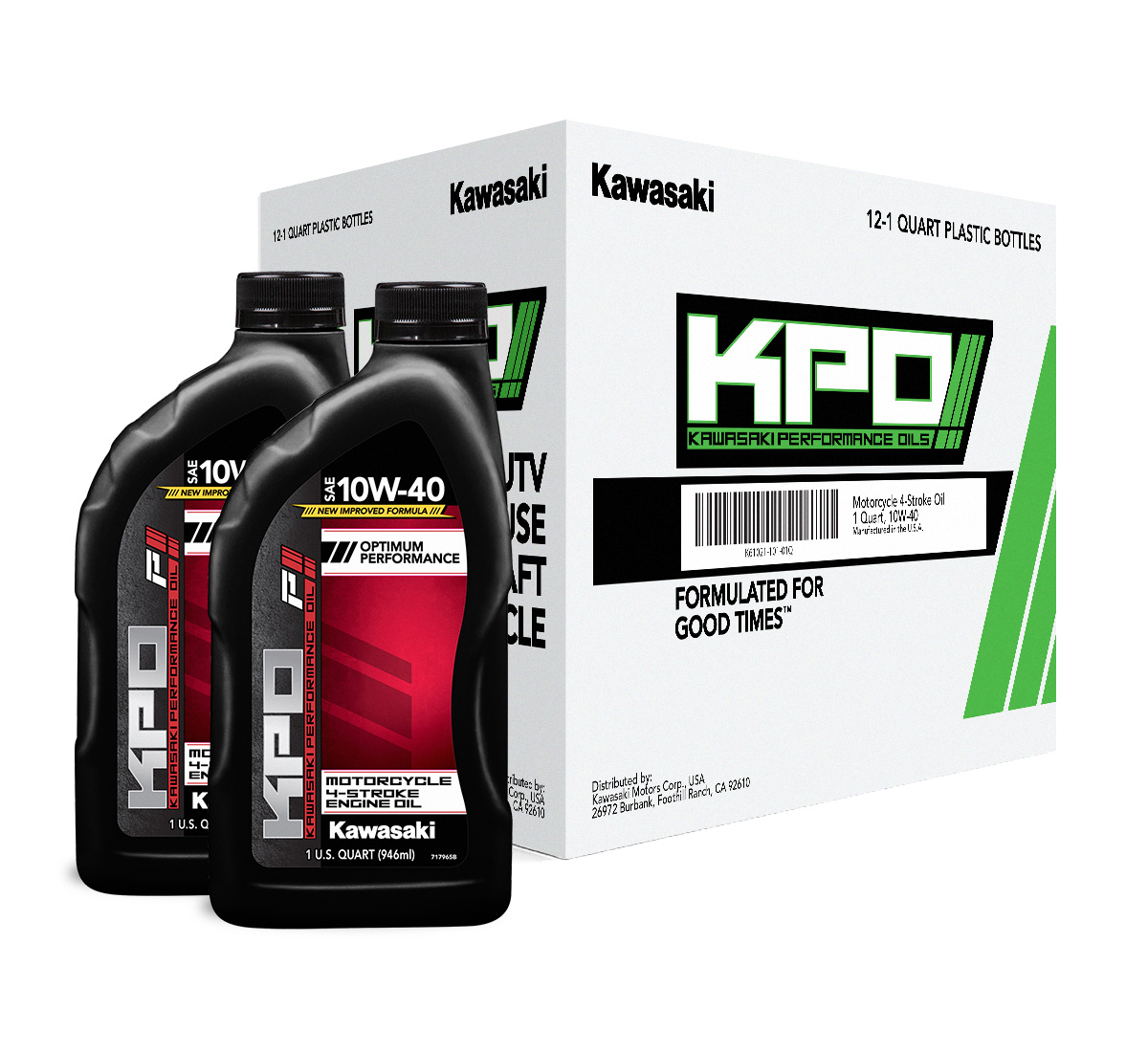 KPO Conventional 4-Stroke Engine Oil, Quart, 10W-40
