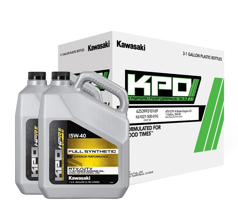 KPO UTV & ATV Full Synthetic 4-Stroke Engine Oil, Gallon, 5W-40 detail photo 1