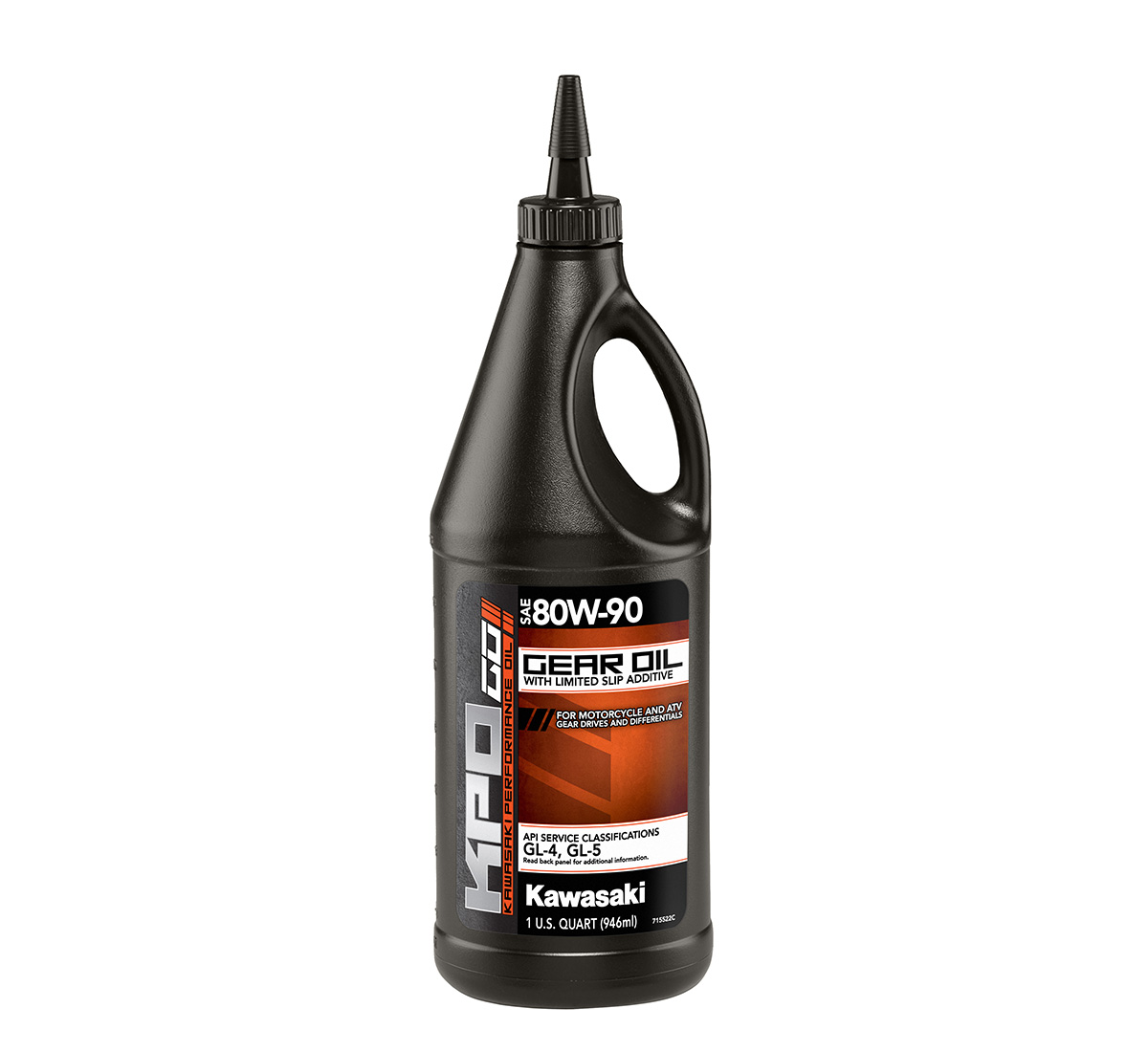 KPO Gear Oil with Limited Slip Additive, Quart, 80W-90