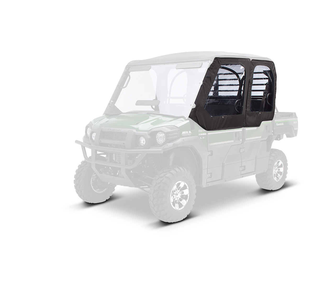 MULE PRO-FXT™ Soft Cab Enclosure, Soft Door Set, Black