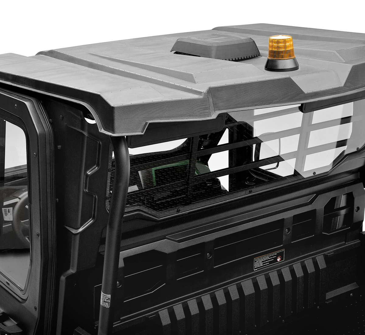 Hard Cab Enclosure, Rear Panel