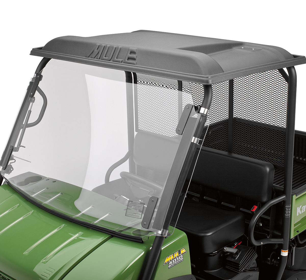 MULE™ 3010 Diesel 4x4 Plastic Roof | Kawasaki Motors Corp