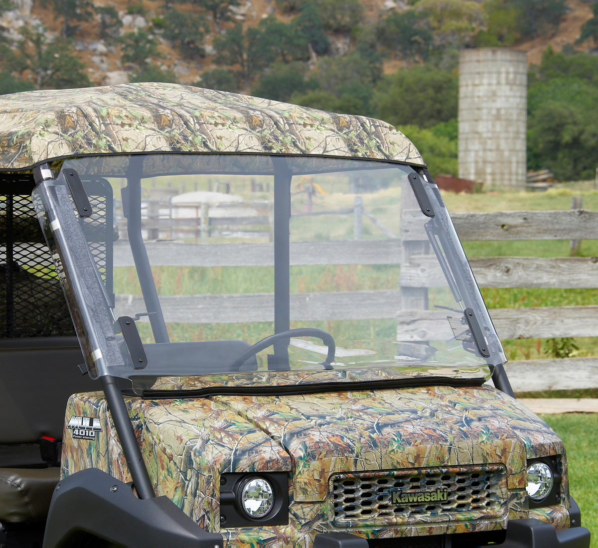 Flip-Up Windshield