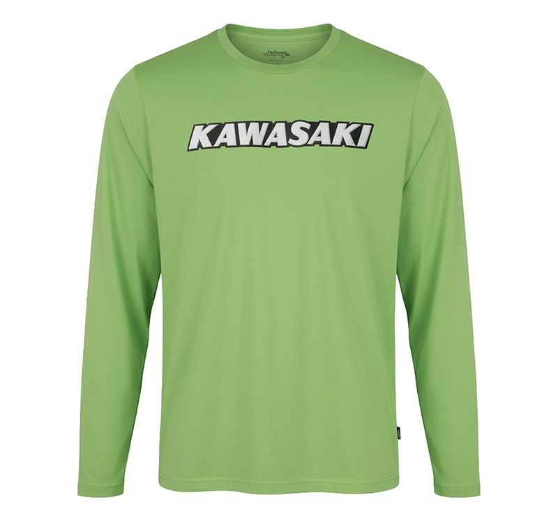 Kawasaki Heritage Logo Long Sleeve T-Shirt detail photo 3