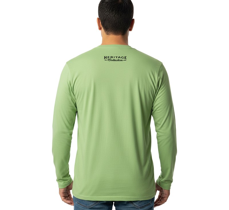 Kawasaki Heritage Logo Long Sleeve T-Shirt detail photo 6