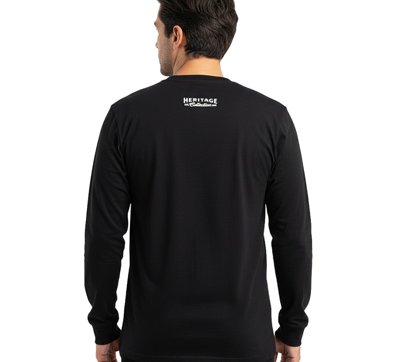 Kawasaki Heritage Logo Long Sleeve T-Shirt detail photo 6