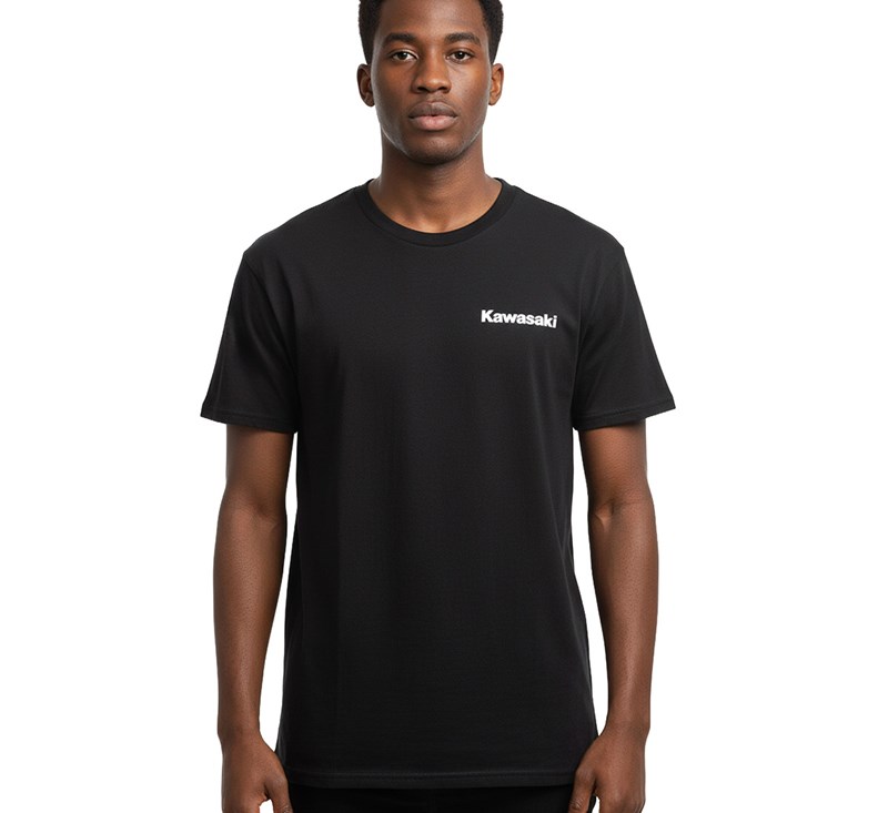 Kawasaki Slanted Flag T-shirt detail photo 5