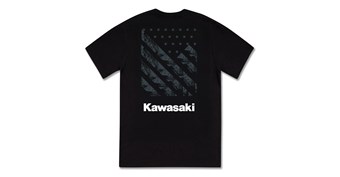 photo of a Kawasaki Slanted Flag T-shirt