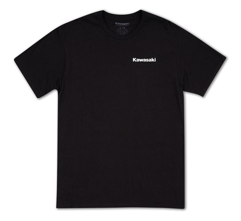 Kawasaki Slanted Flag T-shirt detail photo 2
