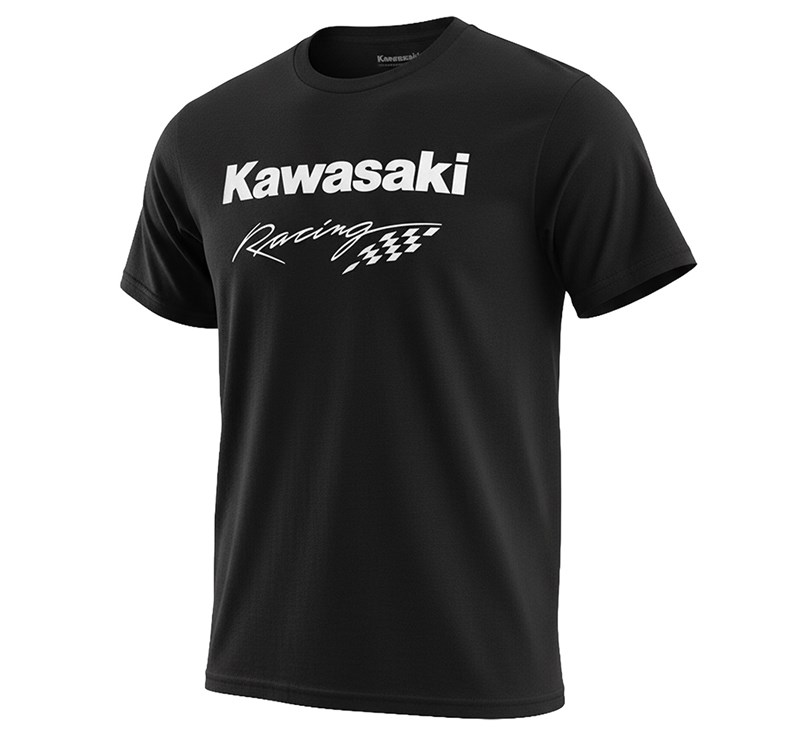 Kawasaki Racing Checkered Flag T-shirt detail photo 2