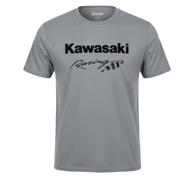 Kawasaki Racing Checkered Flag T-shirt detail photo 2