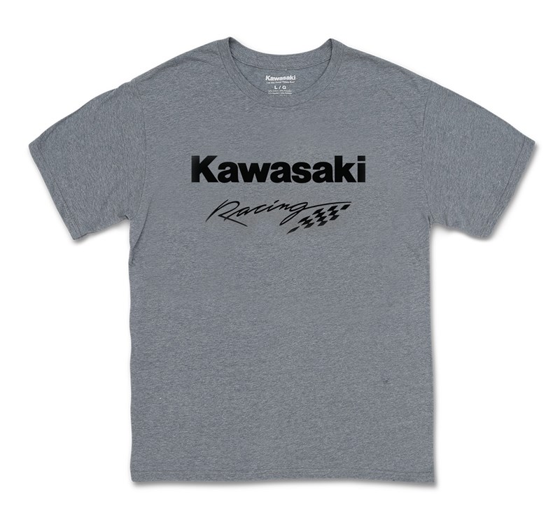 Kawasaki Racing Checkered Flag T-shirt detail photo 1