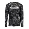 Kawasaki Midnight Long Sleeve Camo T-Shirt photo thumbnail 1