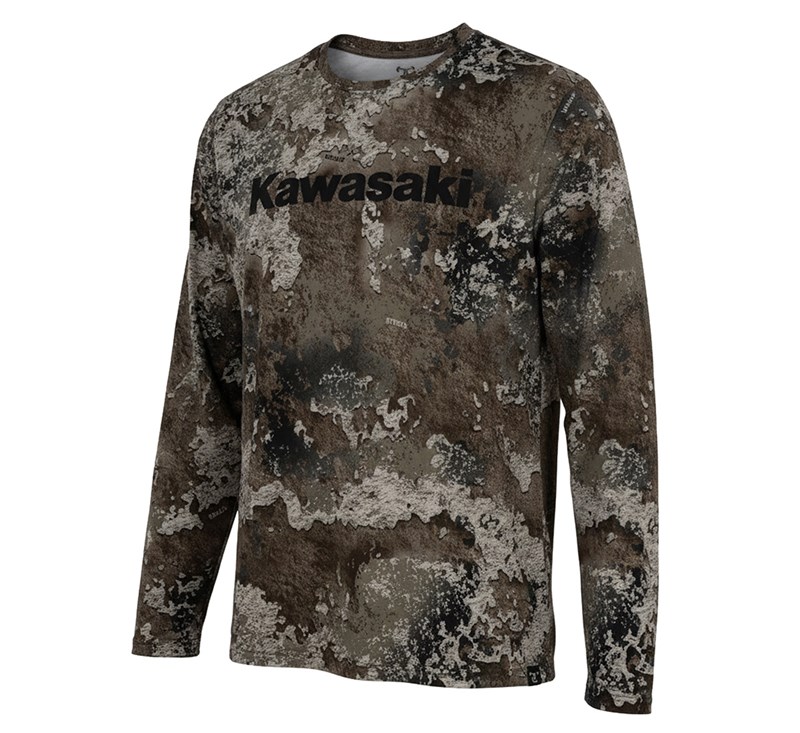 Kawasaki Strata Long Sleeve Camo T-Shirt detail photo 2