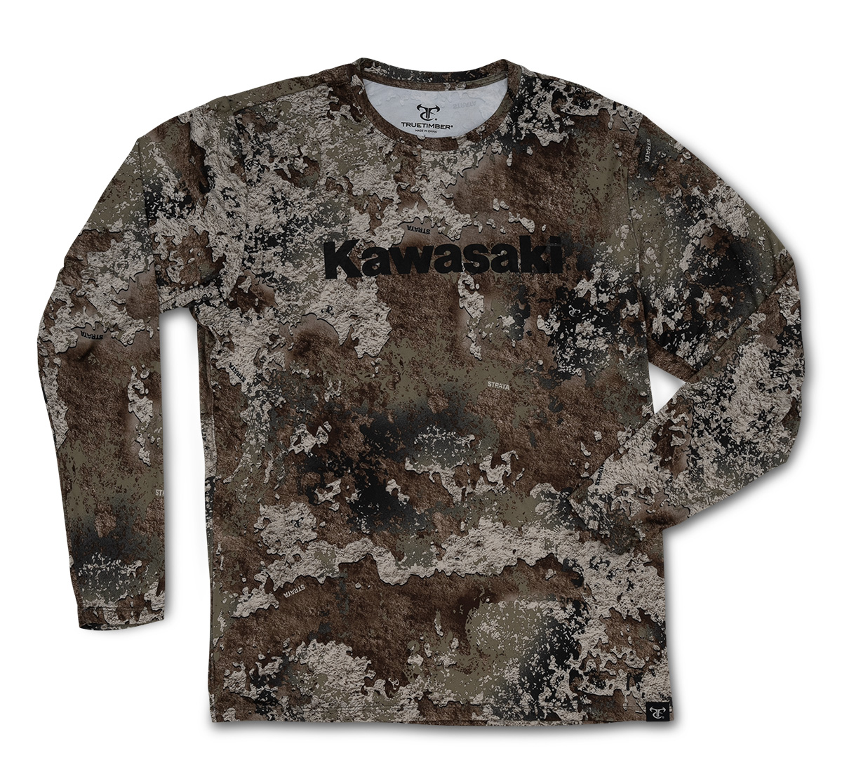 Kawasaki Strata Long Sleeve Camo T-Shirt