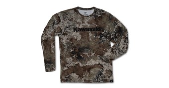 Kawasaki Strata Long Sleeve Camo T-Shirt