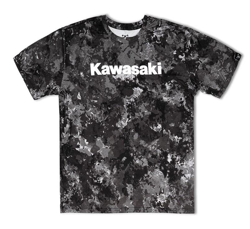 Kawasaki Midnight Camo T-Shirt detail photo 1