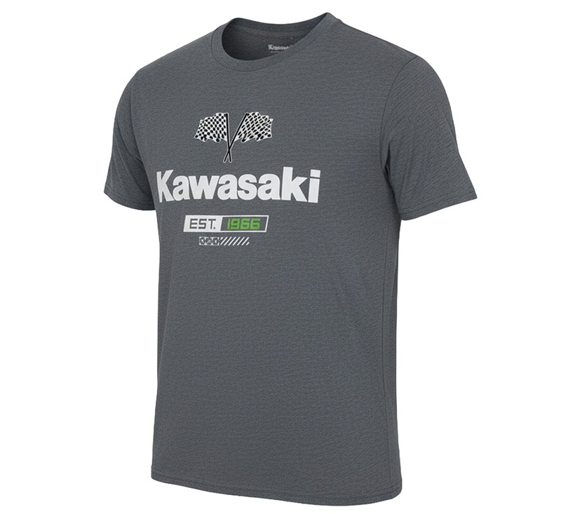 Kawasaki Checkered Flag T-shirt detail photo 2