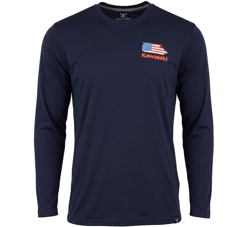 Kawasaki Long Sleeve Flag T-shirt detail photo 3