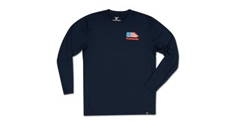photo of a Kawasaki Long Sleeve Flag T-shirt