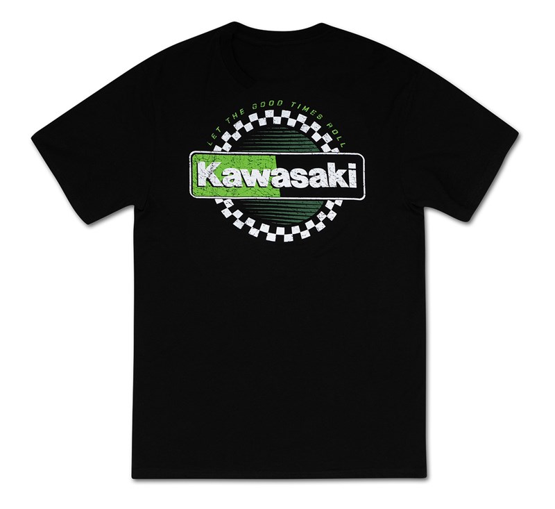 Kawasaki Checkered T-Shirt detail photo 1